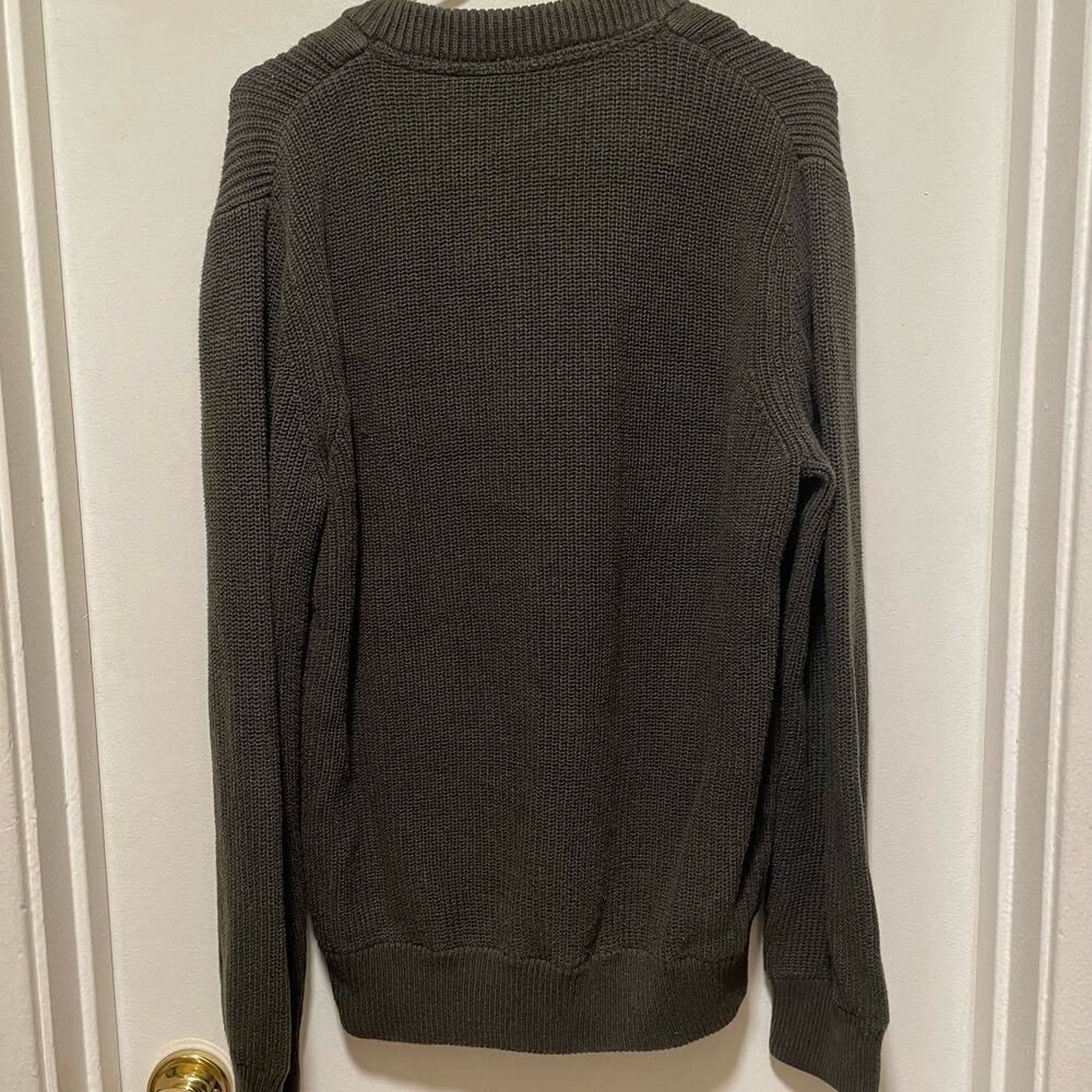 SALE!! Eddie Bauer ribbed cotton pullover sweater size large men's - Picture 6 of 8